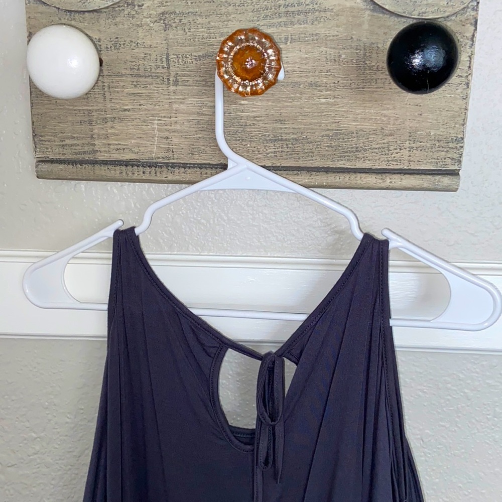 Grey-Blueish Open shoulder top Size: M